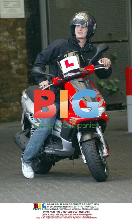 Danny Young on Scooter