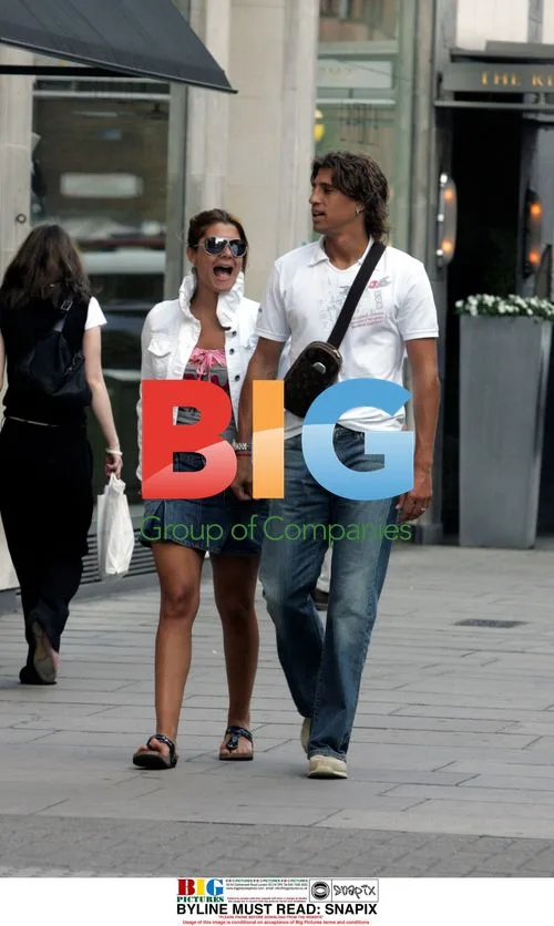 Hernan Crespo and Wife Alessia Rossi Shop at Baby Dior