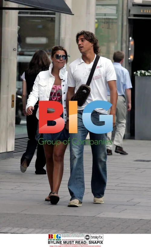 Hernan Crespo and Wife Shopping in London