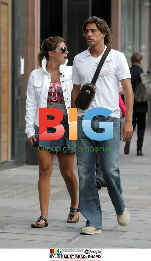 Hernan Crespo and wife Alessia Rossi shop at Baby Dior