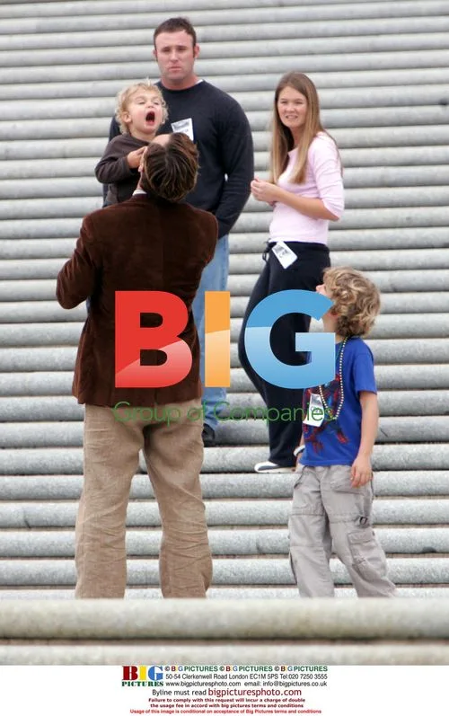 Jude Law's Family Reunion During Filming