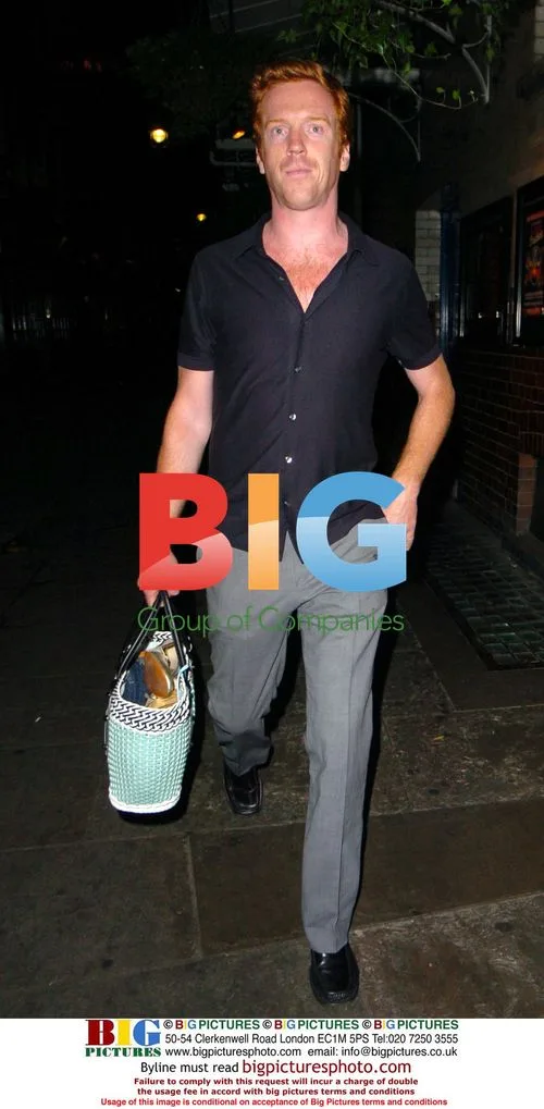 Damian Lewis and Helen McCrory leaving J Sheekey Restaurant