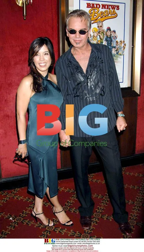 Billy Bob Thornton and Connie Angland at Bad News Bears Premiere