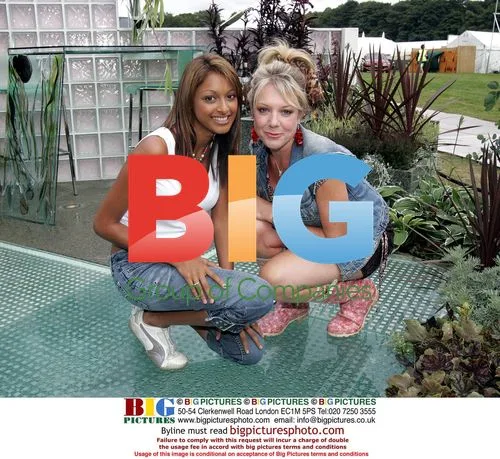 Hollyoaks stars filming at RHS Flower Show