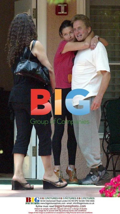 Catherine Zeta Jones and Michael Douglas in Beverly Hills