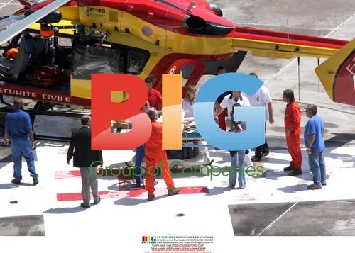 Pauline, Daughter of Princess Stephanie, Arrives at Heliport