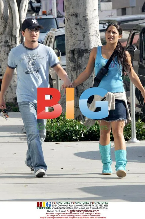 Jennifer Pena with boyfriend in West Hollywood
