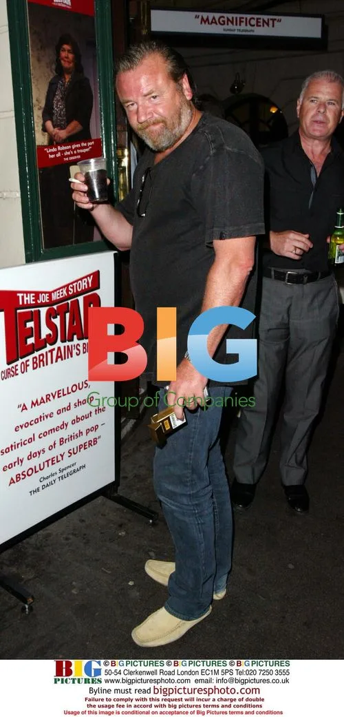 Ray Winstone at 'Telstar: The Joe Meek Story' play