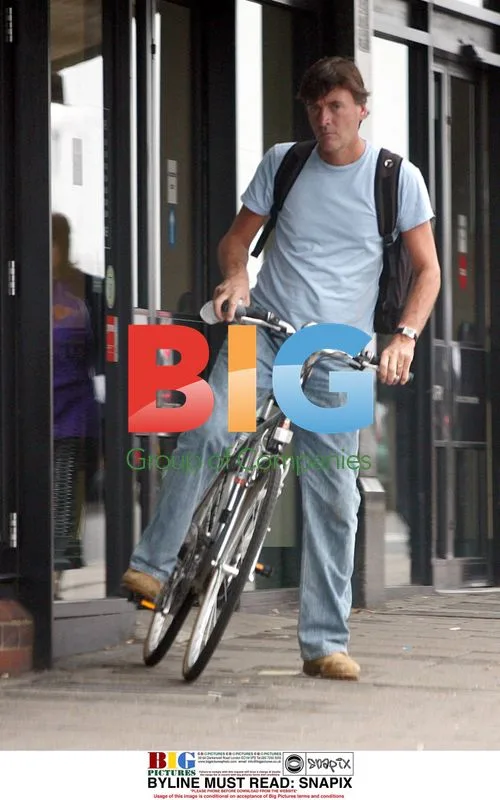 Richard Madeley on Bike in North London