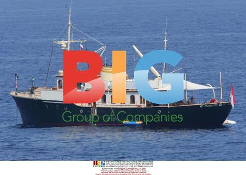 Princess Caroline & Family on Pacha III in Corsica