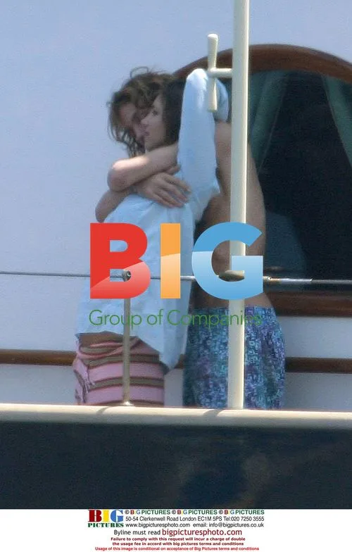 Prince Andrea and girlfriend on yacht