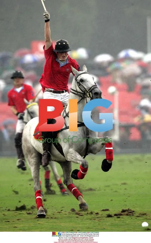 Prince Harry Wins Polo Match