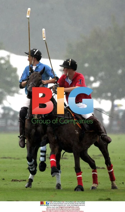 Prince Harry Wins Polo Match at Cartier Event