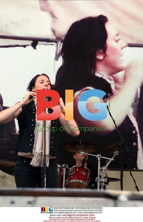 Melanie Chisholm on Stage at Live in the City