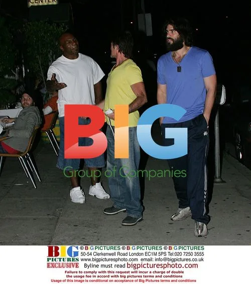 Mike Tyson Dines with Friends in Beverly Hills