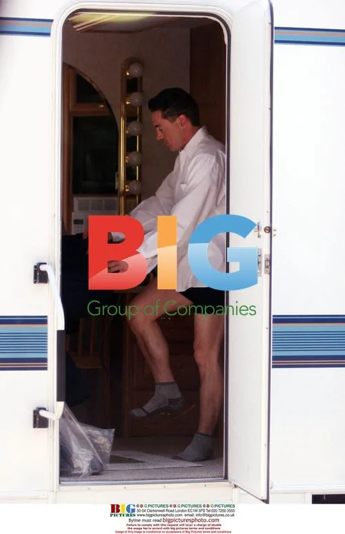 Robert Downey Jr on set of "Good Knight and Good Luck"