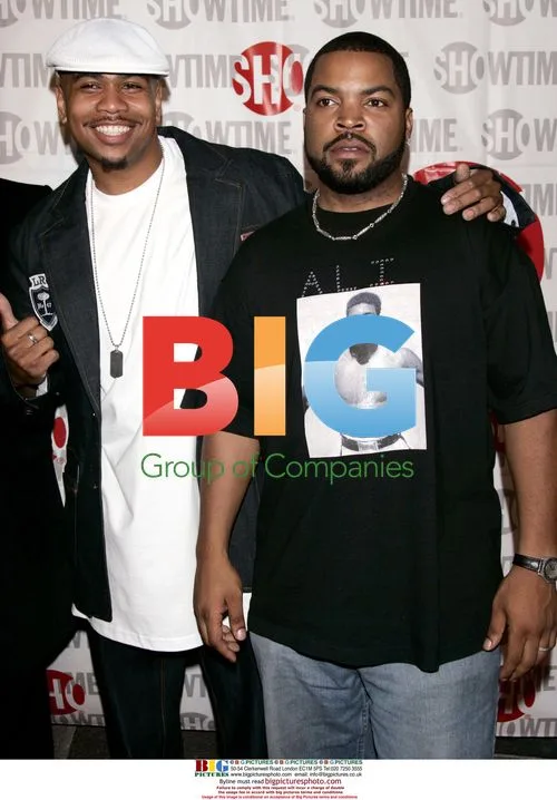 Omar Gooding & Ice-Cube at Weeds and Barbershop Premiere