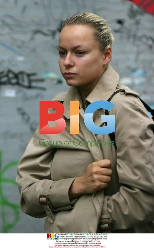 Samantha Morton on Rainy Day in London