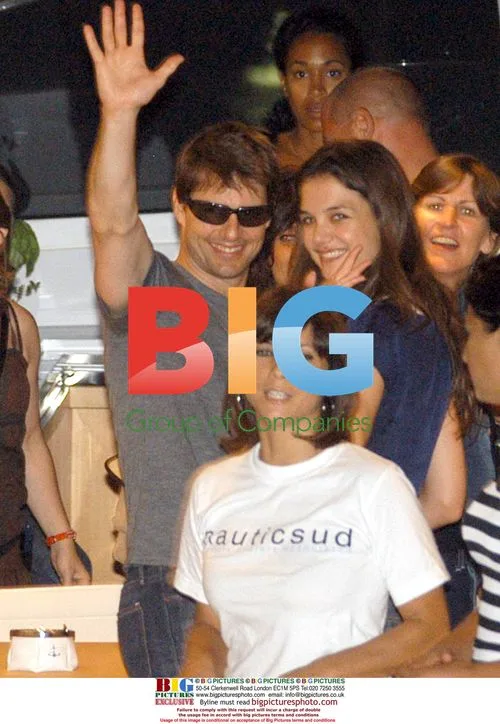 Tom Cruise and family in Naples