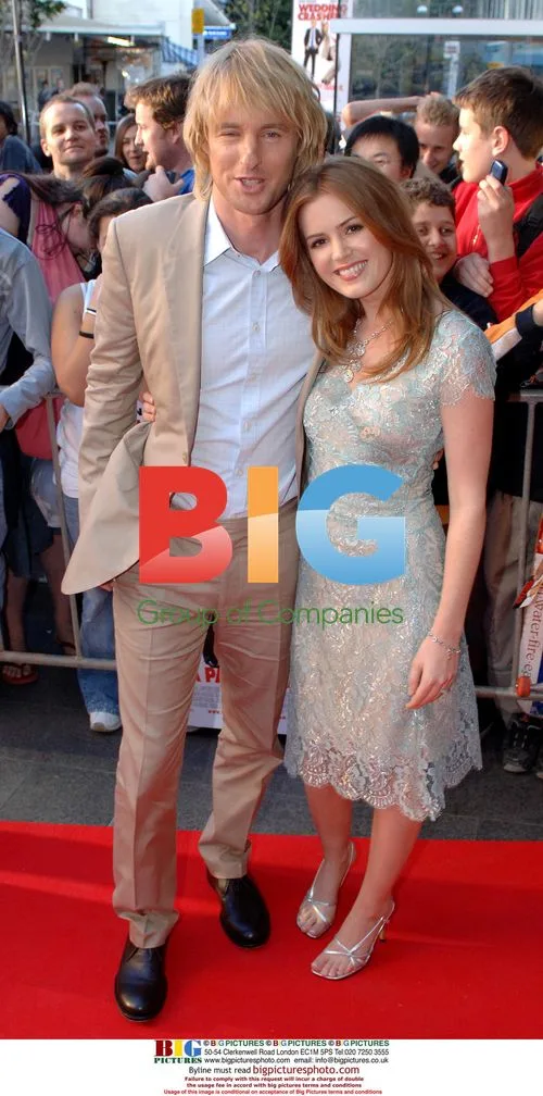 Isla Fisher and Owen Wilson at 'Wedding Crashers' Premiere