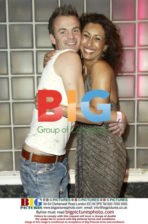Julian Bennett and Saira Khan at Soho Nightclub