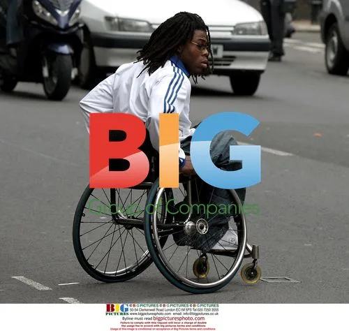 Ade Adepitan spotted in North London