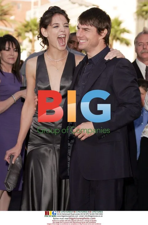 Tom Cruise and Katie Holmes at 'Batman Begins' Premiere