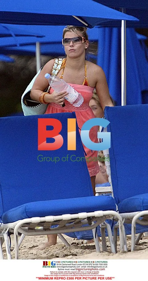 Wayne Rooney and Coleen Mcloughlin at Caribbean Resort