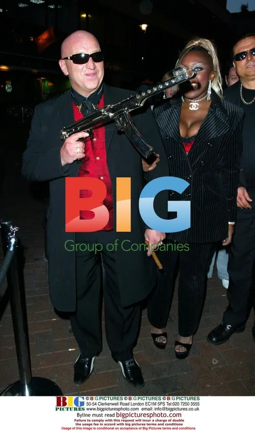 Dave Courtney at Jodie Marsh's book launch