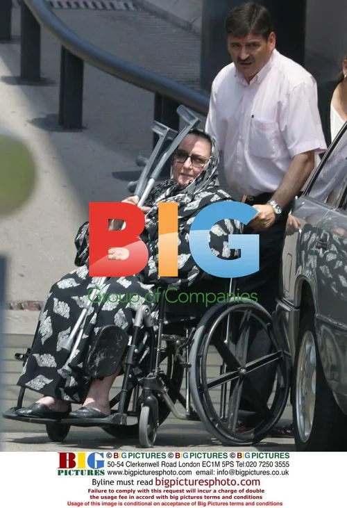 Singer Montserrat Caballe leaves hospital in Barcelona