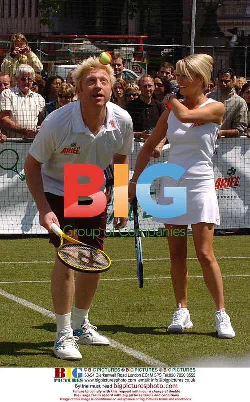 Ariel Tennis Ace Event in Trafalgar Square