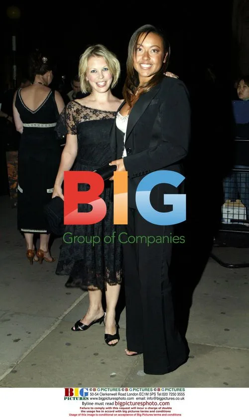 Kelly Adams and Jaye Jacobs at 'Batman Begins' Premiere