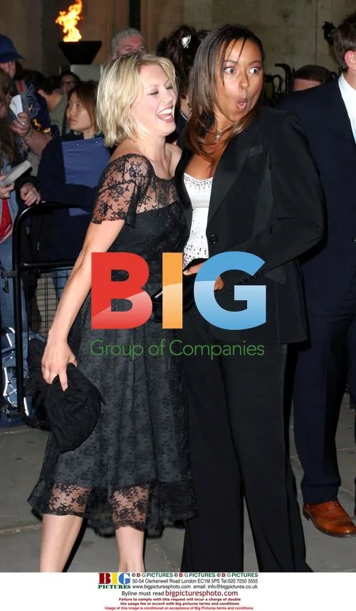Kelly Adams and Jaye Jacobs at 'Batman Begins' Premiere