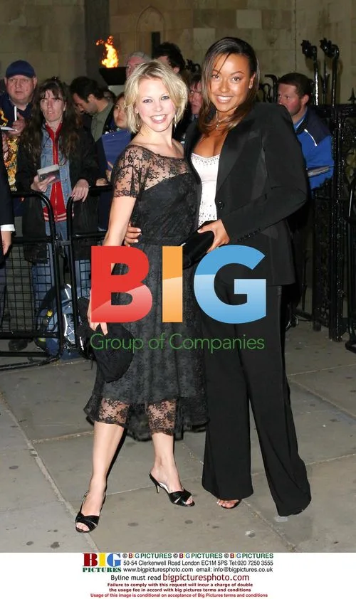 Kelly Adams and Jaye Jacobs at 'Batman Begins' Premiere