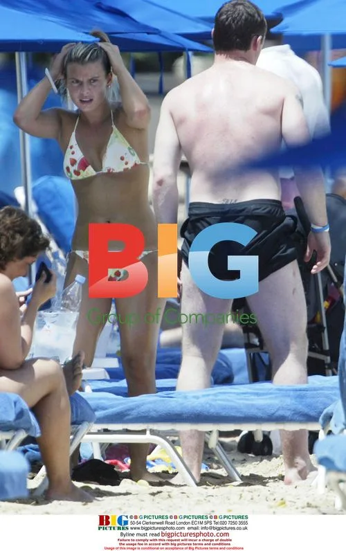 Wayne Rooney and Coleen McLoughlin in Barbados