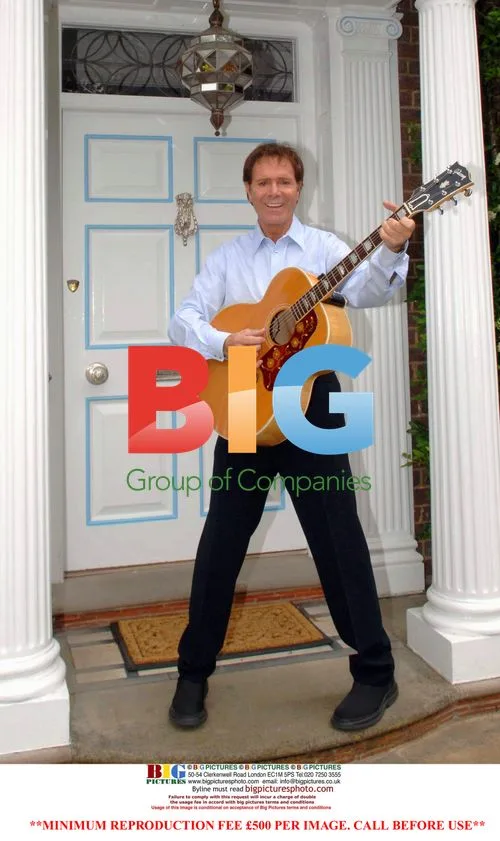 Sir Cliff Richard at Home Photo Shoot