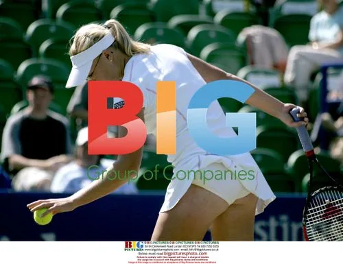 Tennis Player's Skirt Mishap at Eastbourne