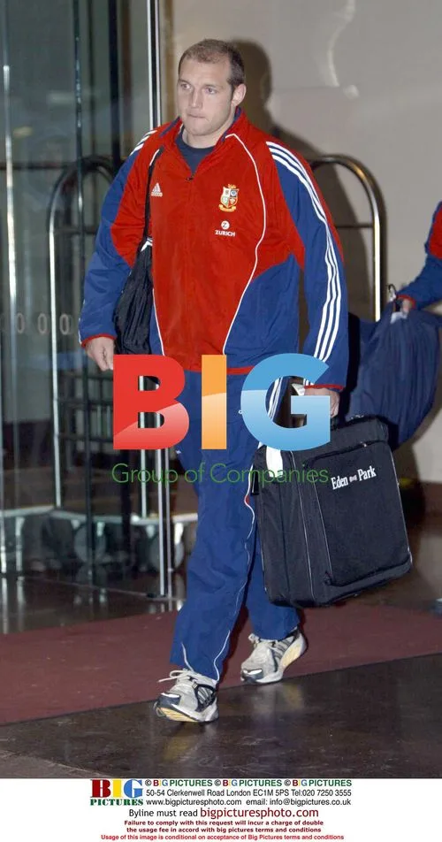 British & Irish Lions leave hotel