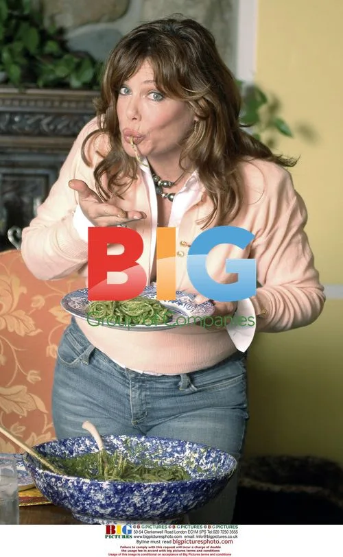 Kelly LeBrock at Home with Family
