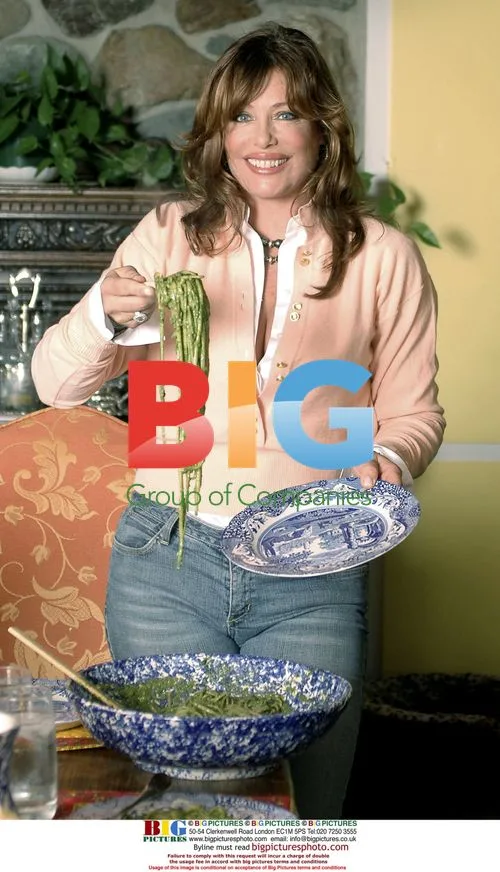 Kelly LeBrock with Family at Home