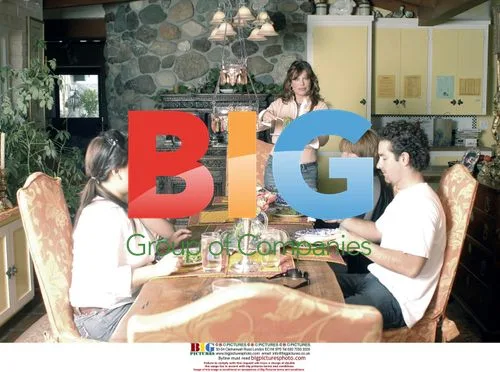 Kelly LeBrock at home with family