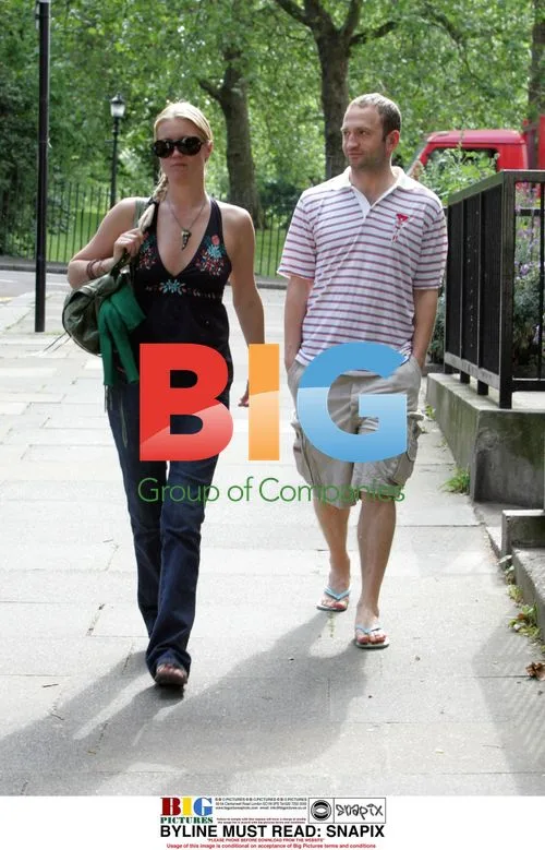 Denise Van Outen on a stroll with boyfriend