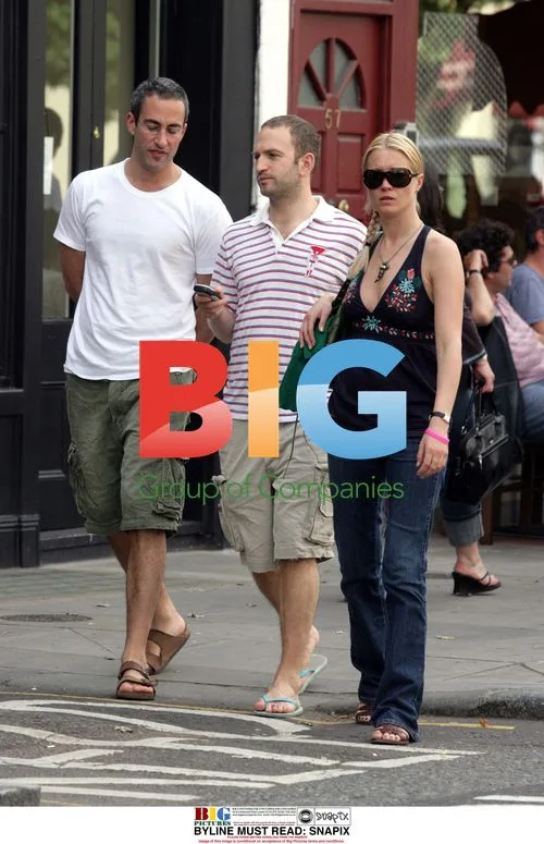 Denise Van Outen and Ferdie Unger-Hamilton in London
