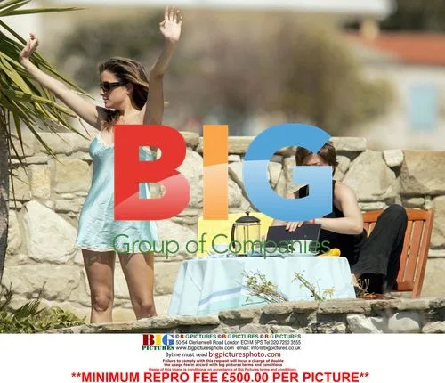 Rebecca Loos and Emma Basden Poolside in Cyprus