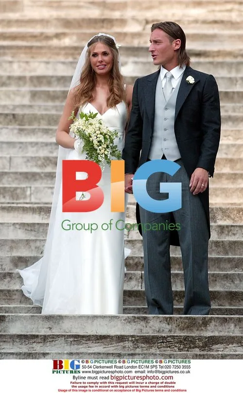Francesco Totti and Ilary Blasi Wedding