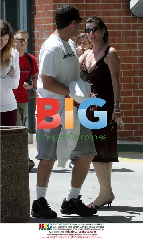 Adam Sandler with Wife and Friend