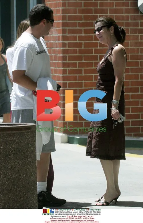Adam Sandler out with friend and wife