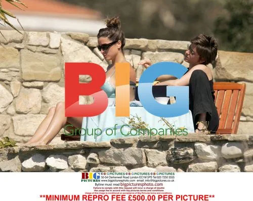 Rebecca Loos and Emma Basden on holiday in Cyprus