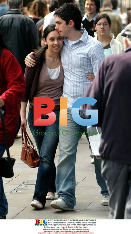 Actor Alex Carter shopping in Manchester