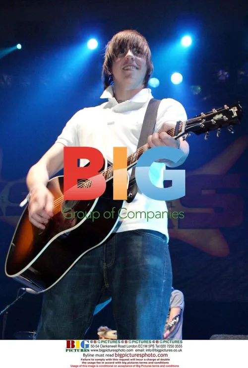 Singer DANNY of MCFLY on stage